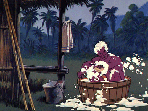 Cartoon Naked Bath Find On GIFER