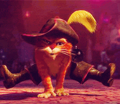GIF dreamworks puss in boots dance - animated GIF on GIFER - by Kihn