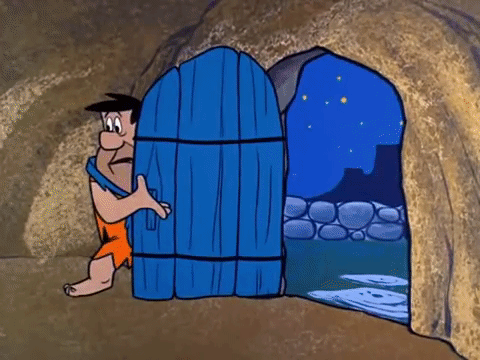 On this animated GIF: fred flintstone, from Moogurg. 