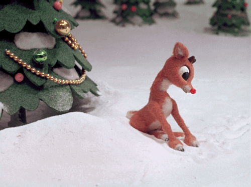 Rudolph the red nosed reindeer christmas GIF on GIFER - by Malajas
