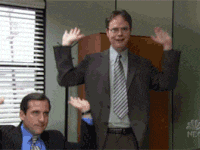 Raise the roof the office GIF on GIFER - by Purebearer