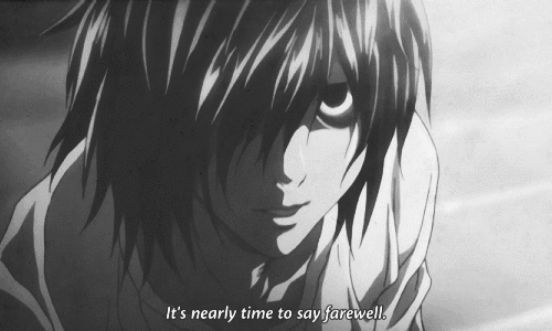 Ryuzaki Death Note GIF
