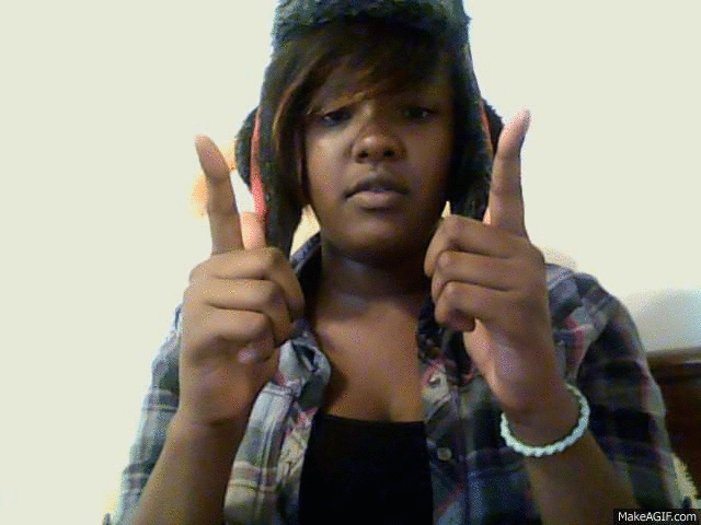 music finger gun finger