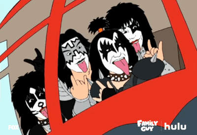 Kiss music kiss band family guy GIF on GIFER - by Buntrius