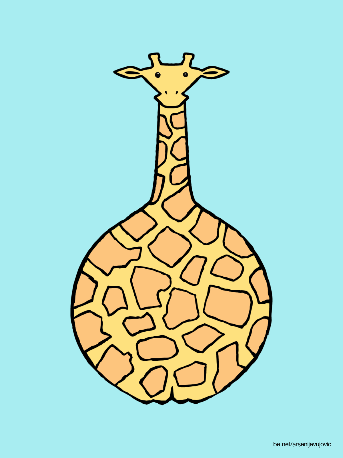 Round giraffe GIF on GIFER - by Whitehammer