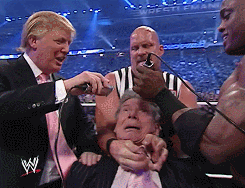 Donald trump vince mcmahon wwe GIF on GIFER - by Kirighma