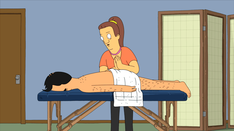 Italienerin Silikontitten Cartoon Massage