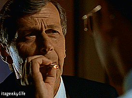 Cigarette smoking man the x files GIF on GIFER - by Goldshaper