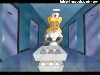 гифку hello nurse больница - gif анимация озорные анимашки, ola, госпиталь,...