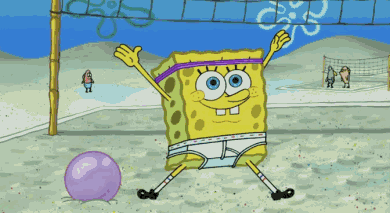 Volleyball spongebob squarepants GIF on GIFER - by Kathrindis
