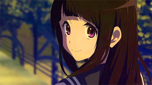 Hasil gambar untuk smiling anime gif
