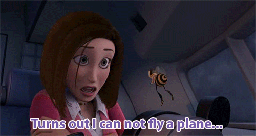 GIF bee movie vanessa bloome airplane - animated GIF on GIFER - by Grann