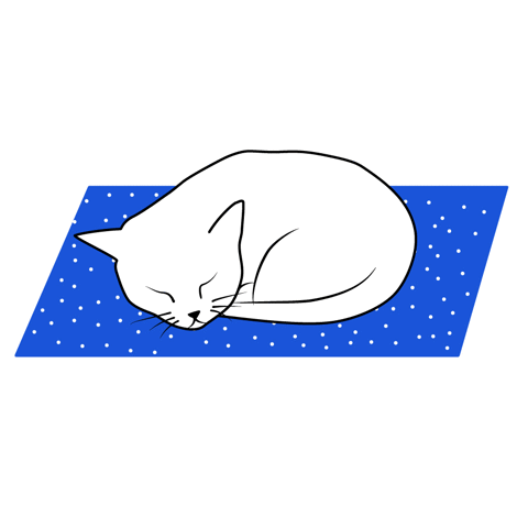 Спящий кот. Спящий кот анимация.