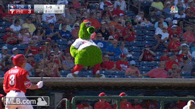 Phillie phanatic GIFs - Get the best gif on GIFER