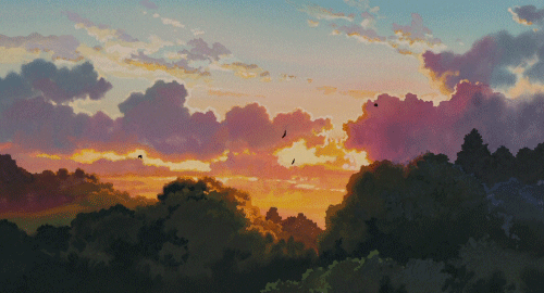 Sunset Anime GIF  Sunset Anime Yuru Camp  Discover  Share GIFs