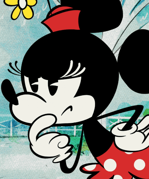 GIF think thinking minnie mouse - animated GIF on GIFER - by Paincliff