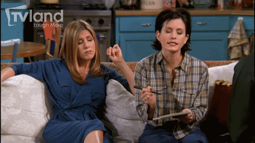 Monica-x-chandler GIFs - Get the best GIF on GIPHY