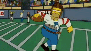 GIF homer simpson touchdown simpsons - animated GIF on GIFER - by Perimand