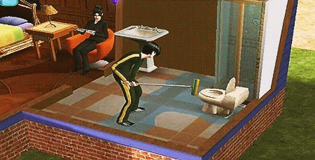 Funny Sims Gif