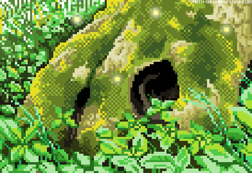 green pixel background tumblr