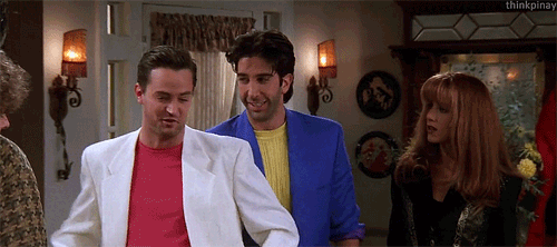 Friends gifs and funny things  Joey friends, Chandler friends