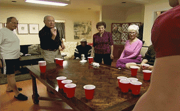 old people party gif