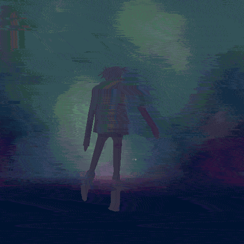 Anime walking gif