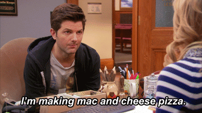 Reaction parks and recreation pizza GIF on GIFER - by Rainfont