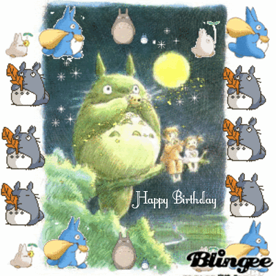 Birthday totoro happy Totoro Party
