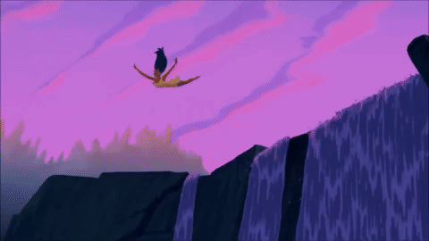Pocahontas dive GIFs - Get the best gif on GIFER