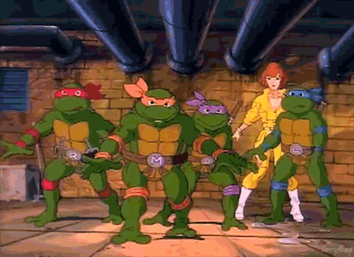 Image result for teenage mutant ninja turtles gif