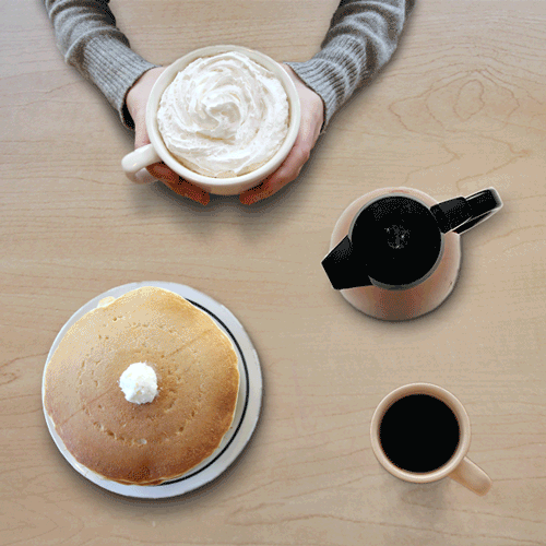 GIF coffee pancakes ihop animated GIF on GIFER by Meztigis