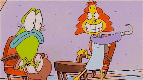 Download GIF karate, nothing to sneeze at, dr hutchison, rockos modern life