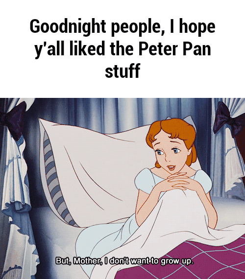 Peter Pan grown up.