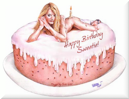 Ironseeker, гифка, день рождения, праздничный торт, именинный пирог, гиф, g...