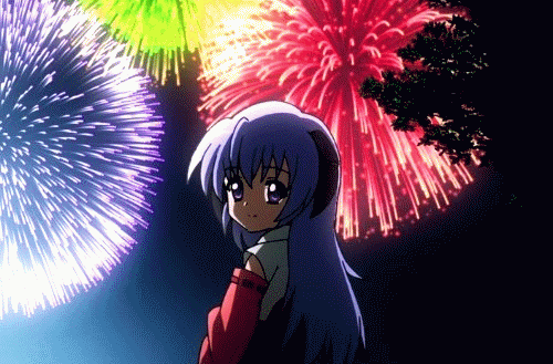 Gugure! kokkuri-san, new year and kohina gif anime #848215 on animesher.com