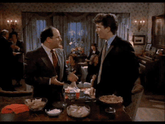 Image result for double dip seinfeld gif