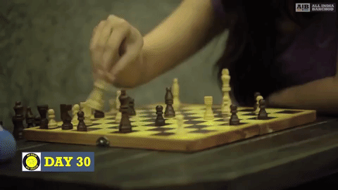 Image result for alia bhatt playing chess gif
