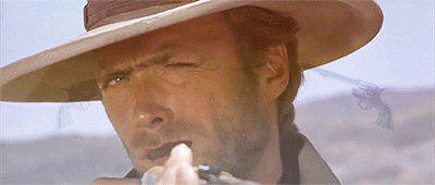 Я хочу чтоб ты сказала ковбой наггетс. Клинт Иствуд gif. Клинт Иствуд кивает гифка. Курящий Клинт Иствуд гиф.