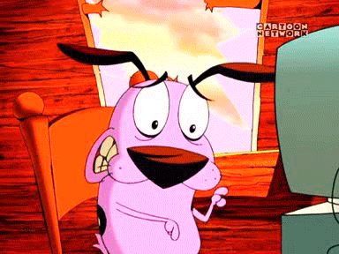 Courage the cowardly dog cartoon network dog GIF on GIFER - by Dagore