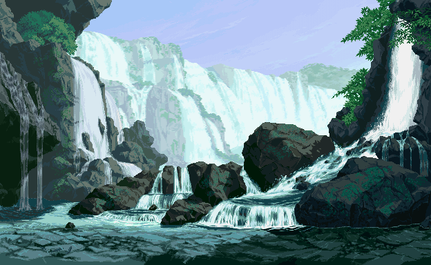 Sprite background nature video game GIF on GIFER - by Hugas