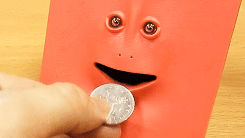 Eat money dinero piggy bank GIF on GIFER - by Centriwield