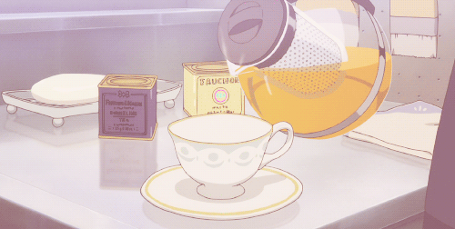 food gif anime scenery and yellow drink  image 7842119 on Favimcom