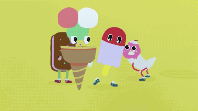 Собака эскимо анимация. Мороженое анимация. Танцующее мороженое. Мороженка танцует. Мороженое гиф.