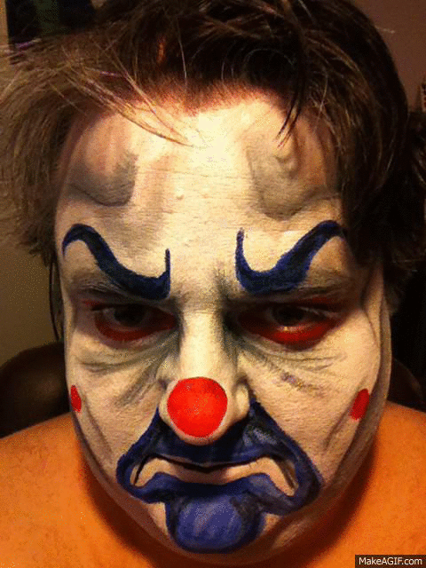 Face paint clown nightmares GIF on GIFER - by Mirr