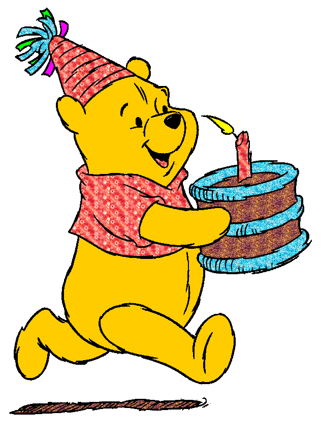 Поздравление винипуха. С днем рождения Винни пух. С днем рождения мультяшки. С днём рождения мультяшные. Тортик Винни пух.