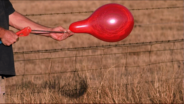 Slow motion balloon popping GIF.