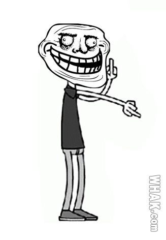 Hilarious Internet Troll Face GIF