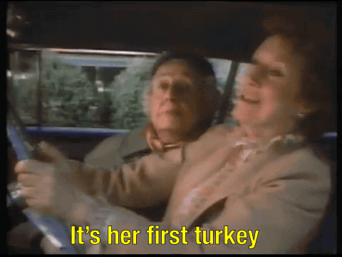 Vintage Thanksgiving Turkey Gif