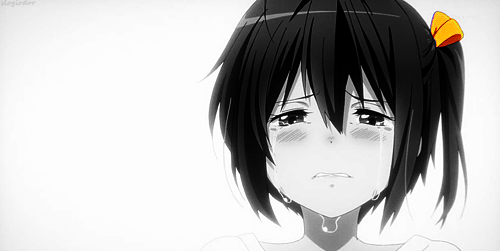 Sad Anime Girl Screaming Gif